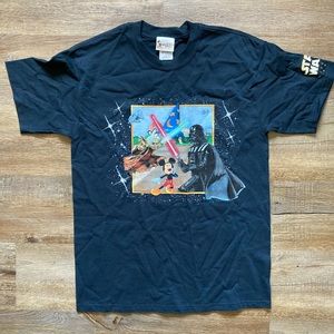 Walt Disney World Star Wars Weekends 2006 T shirt Darth Vader Yoda Mickey
